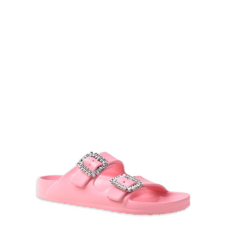 Madden Nyc Women's Embellished Two Buckle Sandal | Walmart (US)
