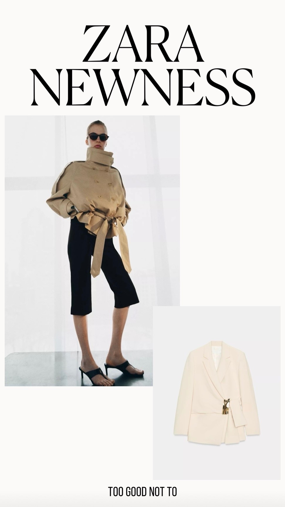 Zara new in too good not to 

#LTKgiftguide #LTKeurope #LTKuk