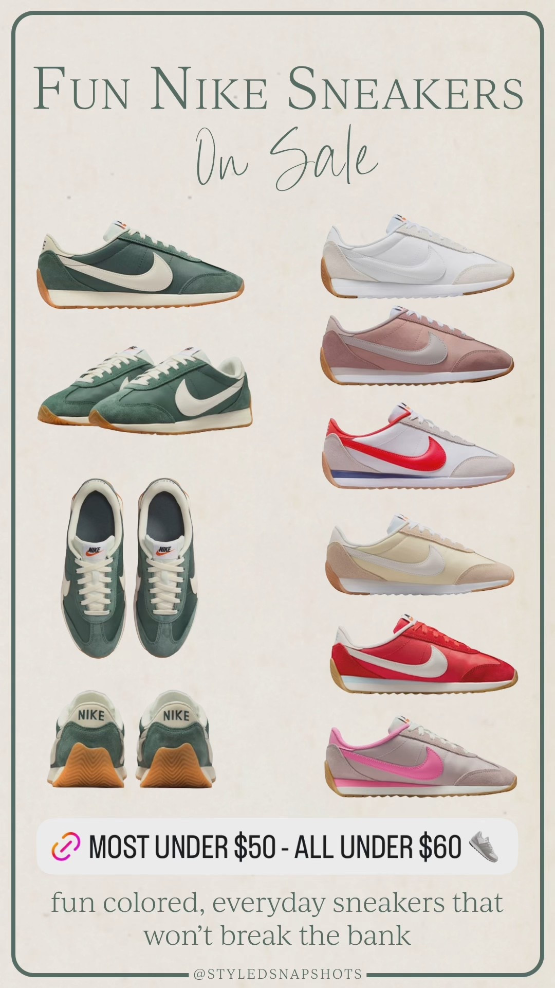 If you’ve been searching for fun colored sneakers that don’t break the bank, love these! On sale for under $60, most are $50 👟

#LTKFindsUnder100 #LTKSaleAlert #LTKFindsUnder50