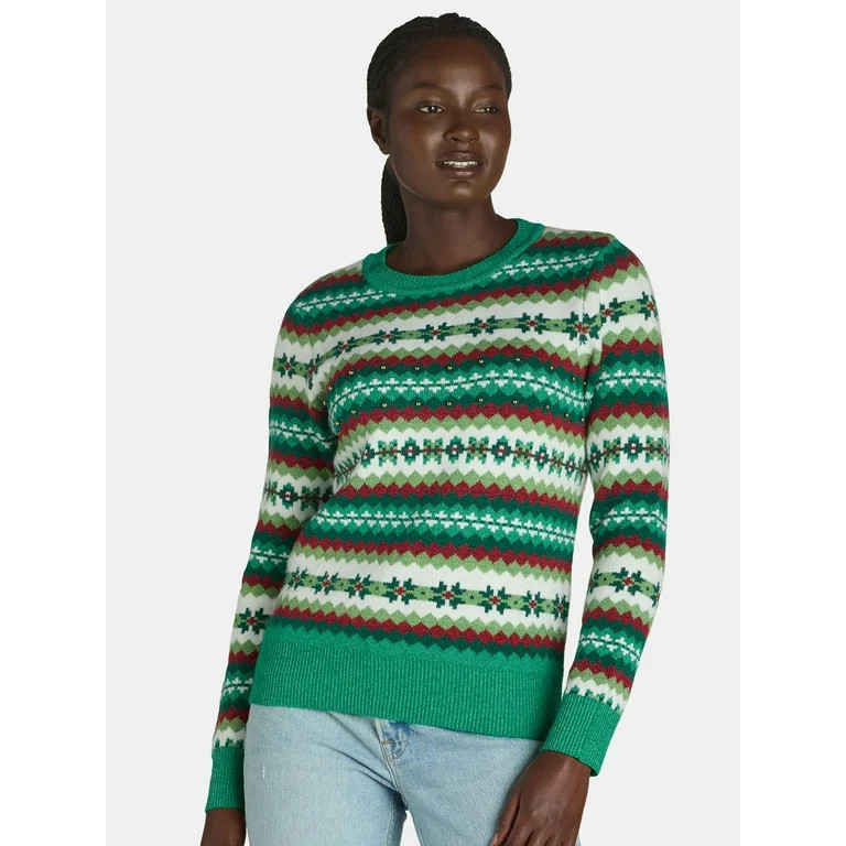 Holiday Time Christmas Sweater, Sizes XS-3X | Walmart (US)