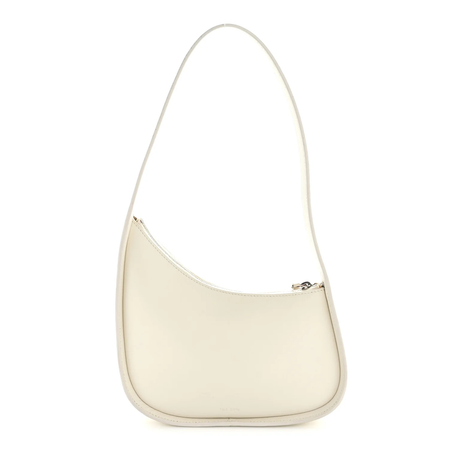 Smooth Calfskin Half Moon Shoulder Bag New Ivory | FASHIONPHILE (US)