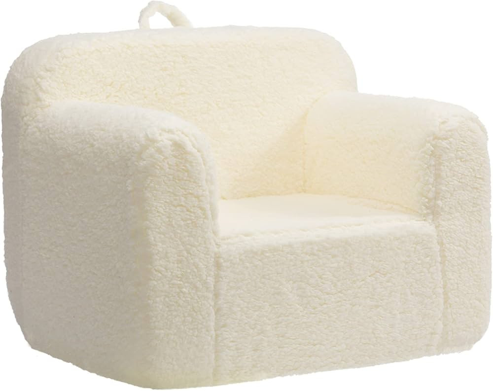ALIMORDEN Kids Ultra-Soft Snuggle Foam Filled Chair, Single Cuddly Sherpa Reading Couch for Boys ... | Amazon (CA)