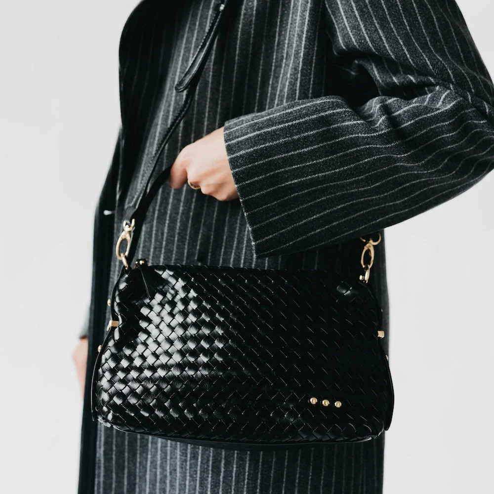 Harper Hobo Woven Shoulder Bag | Pretty Simple