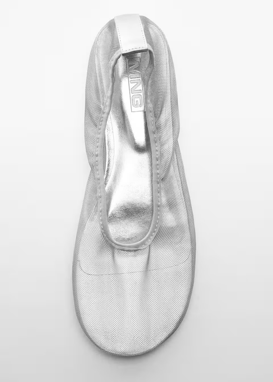 Ballerinas with mesh bracelet -  Women | Mango USA | MANGO (US)