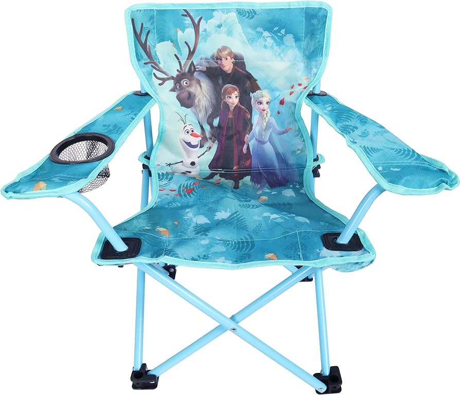 Frozen 2 Kids Camp Chair, Outdoor Chair for Kids with Cup Holder and Carry Bag | Amazon (CA)