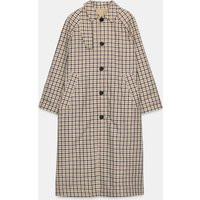 Zara - Reversible Plaid Trench Coat Zw Collection - Women - Beige-Brown - Women | Zara US