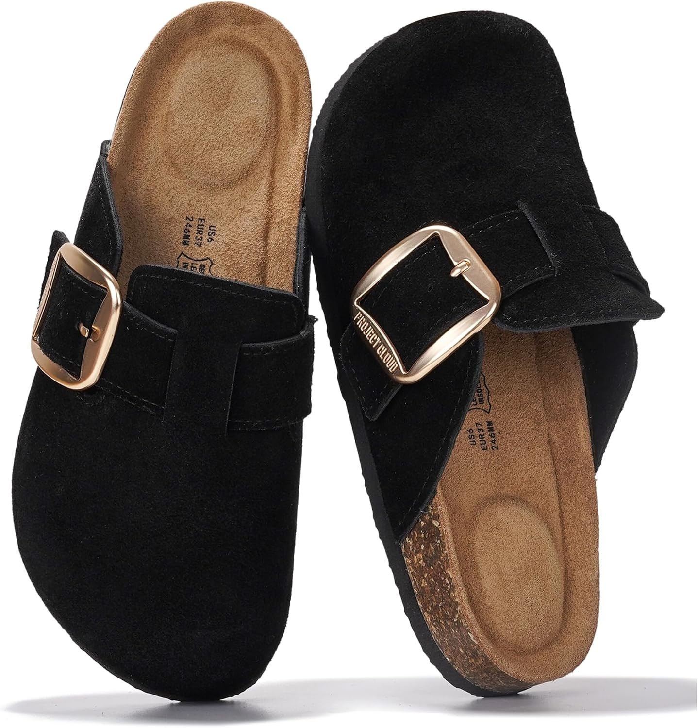 Project Cloud 100% Genuine Leather Clogs for Women Fall Shoes for Women | Amazon (US)
