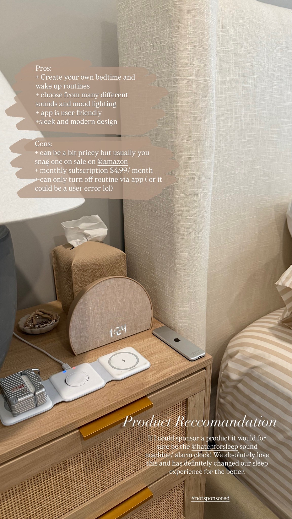 Hatch sound machine! Definitely recommend! 

#LTKSaleAlert #LTKHome #LTKWedding