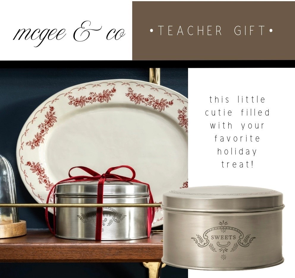Teacher gift idea! Fill with your favorite holiday treat & they can save this tin year after year.

#LTKGiftGuide #LTKHoliday #LTKCyberWeek
