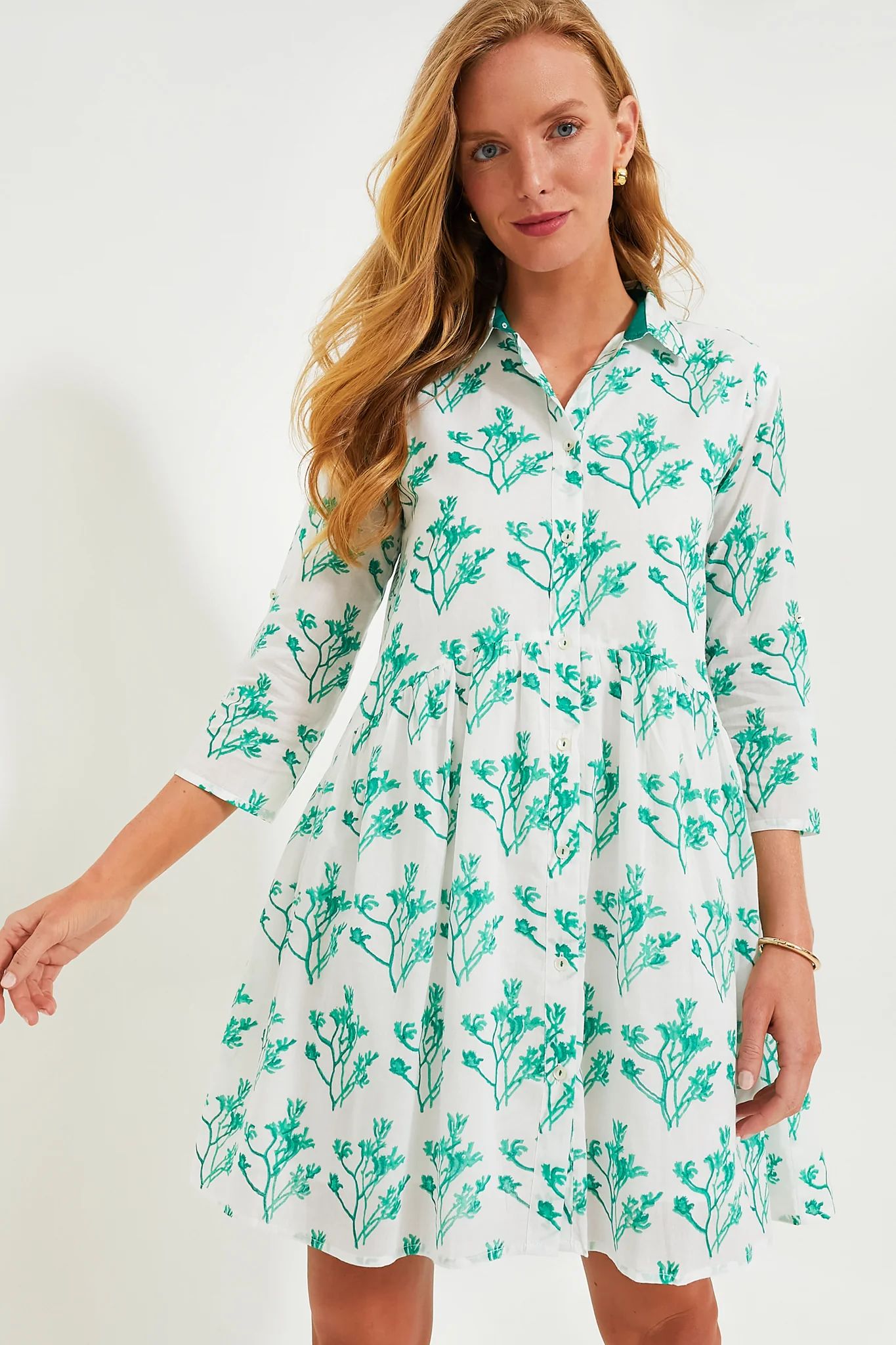 Green Katano Deauville Short Dress | Tuckernuck (US)