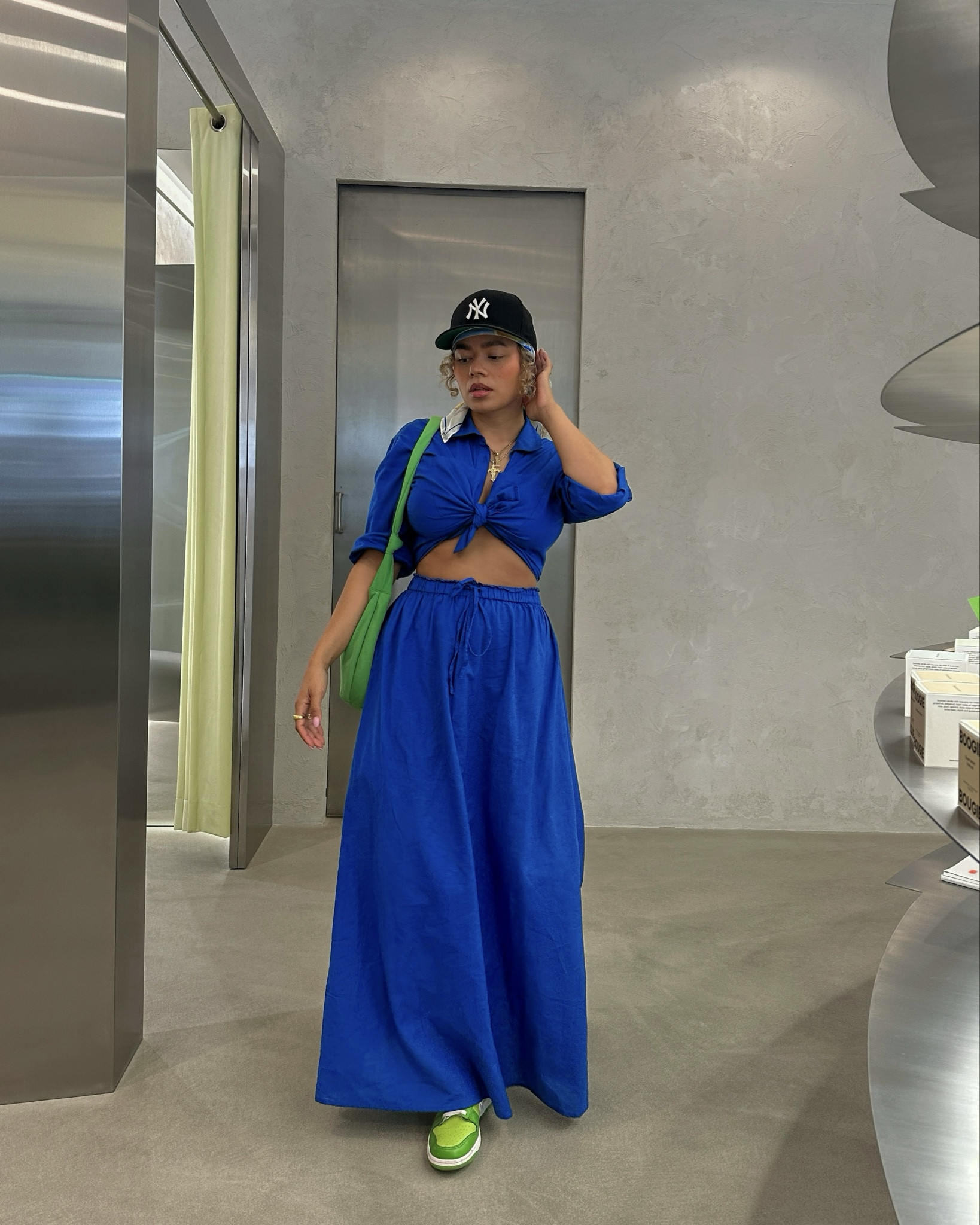 blue maxi skirt + blouse

#LTKSaleAlert