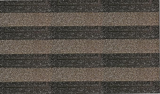 CLEAN MACHINE 10376916 Astroturf Dirt Trapper Doormat, 35.5" x 59.5", Patio Stripe Desert Taupe | Amazon (US)