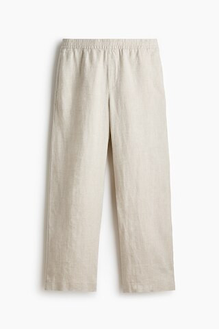 H & M - Leinenhose in Loose Fit - Hellbeige | H&M (DE, AT, CH, NL, FI)