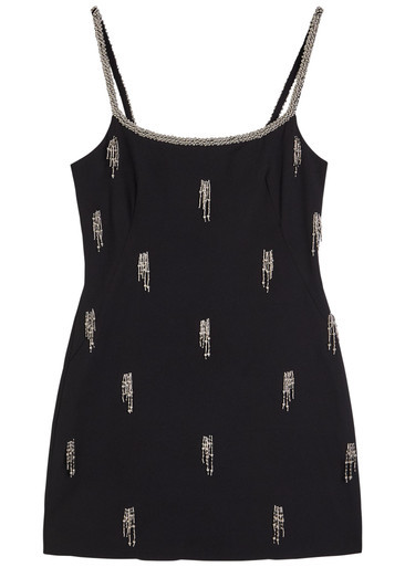 Amy embellished crepe mini dress | Harvey Nichols