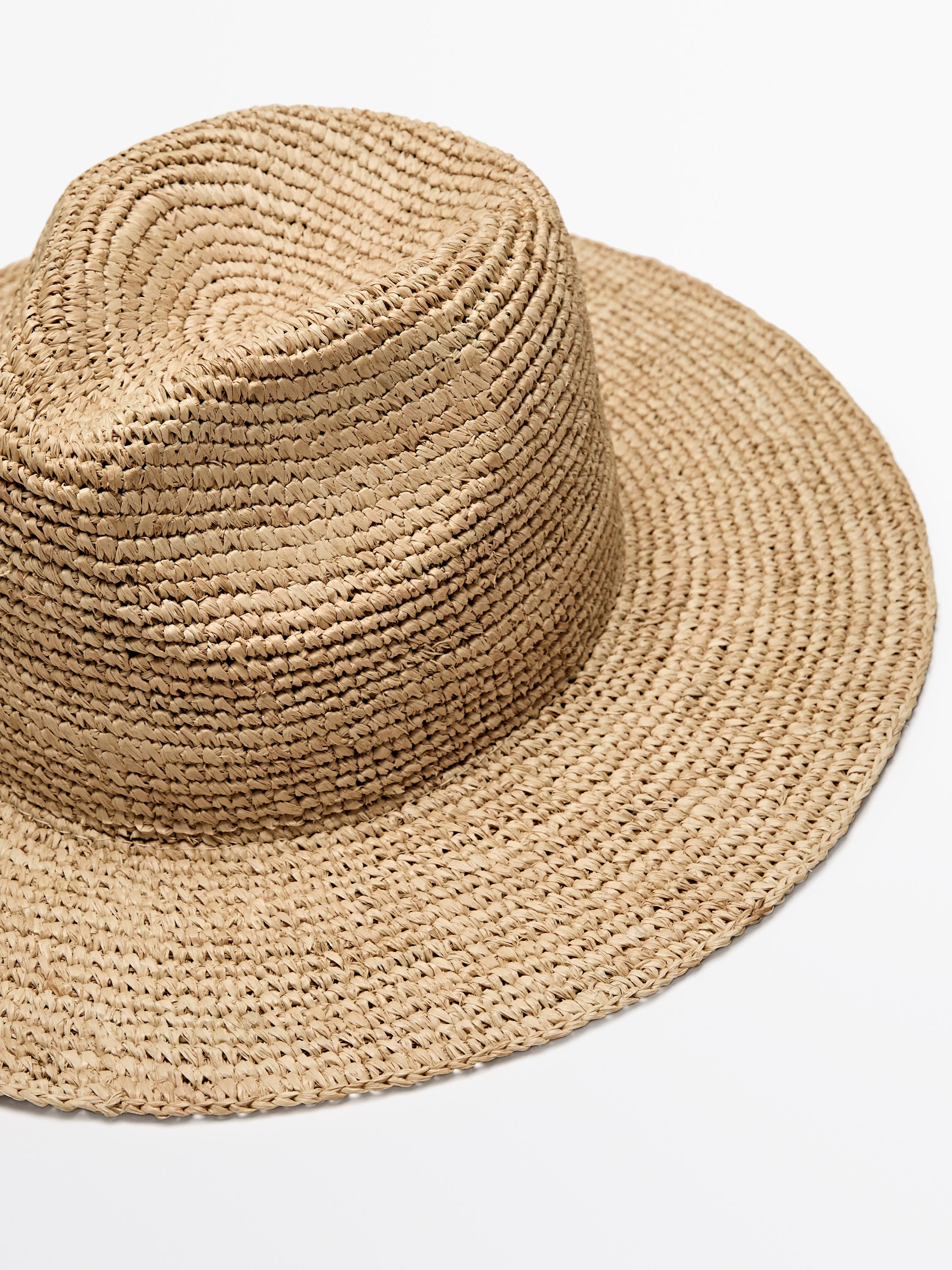Raffia hat | Massimo Dutti UK