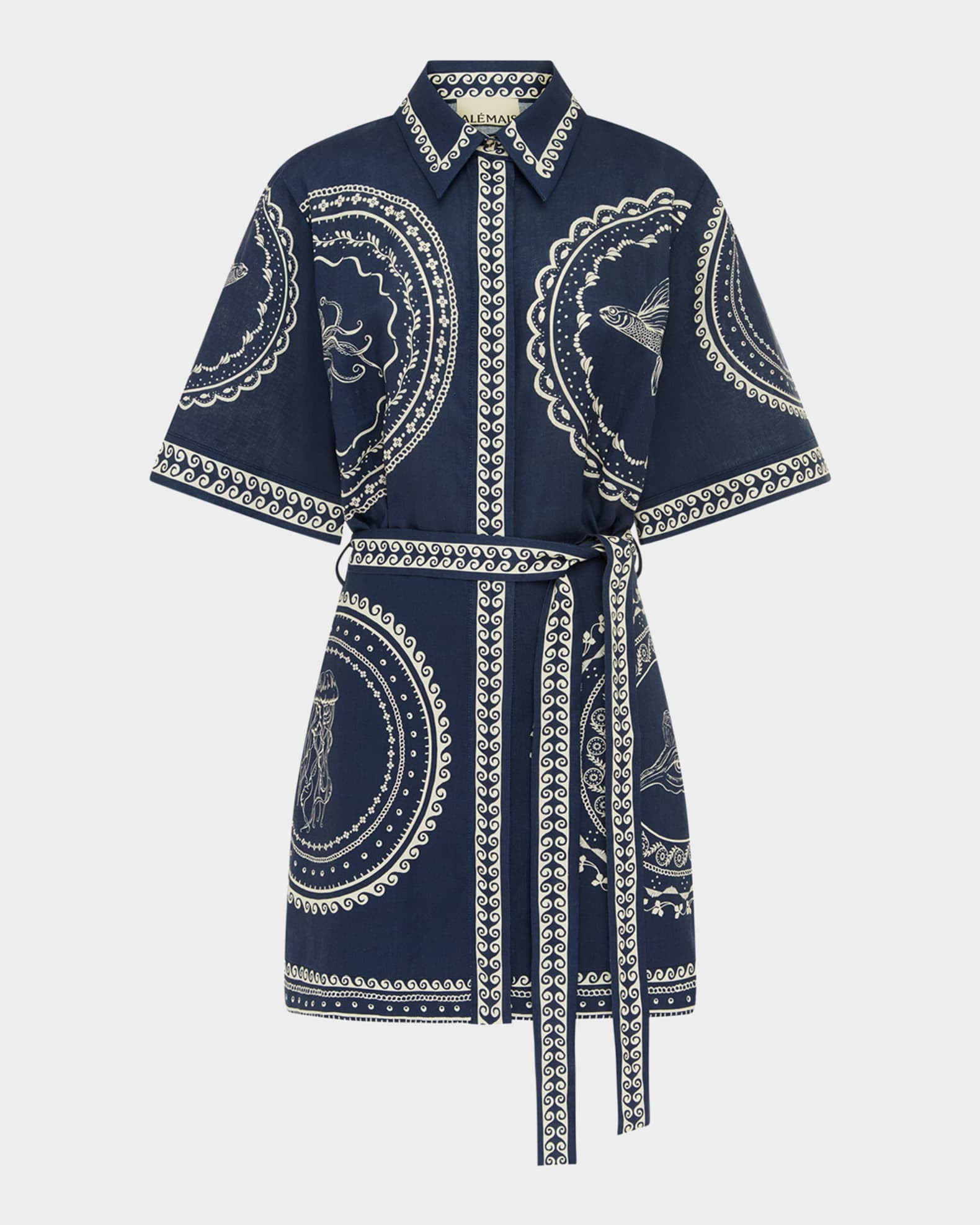 Oceane Mini Shirtdress | Neiman Marcus