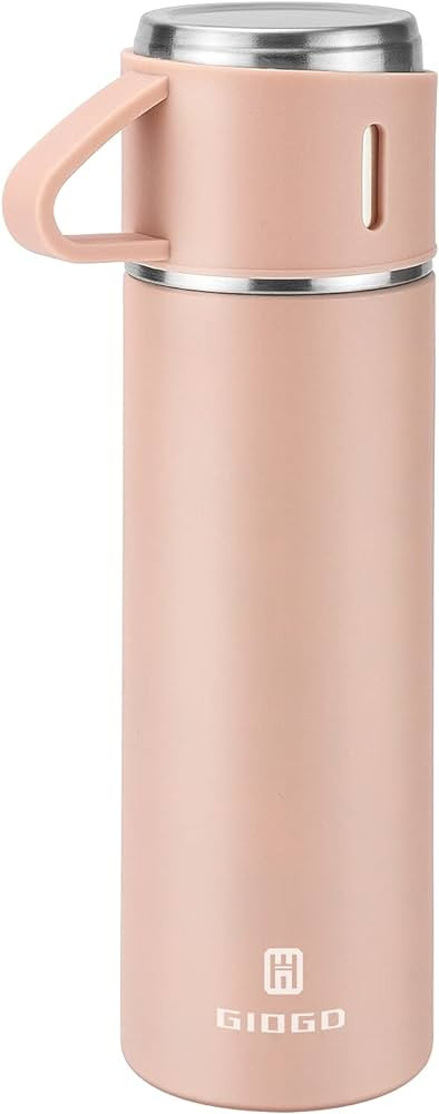 Stainless Steel Thermo 500ml/16.9oz Vacuum Insulated Bottle with Cup for Coffee Hot drink and Col... | Amazon (US)