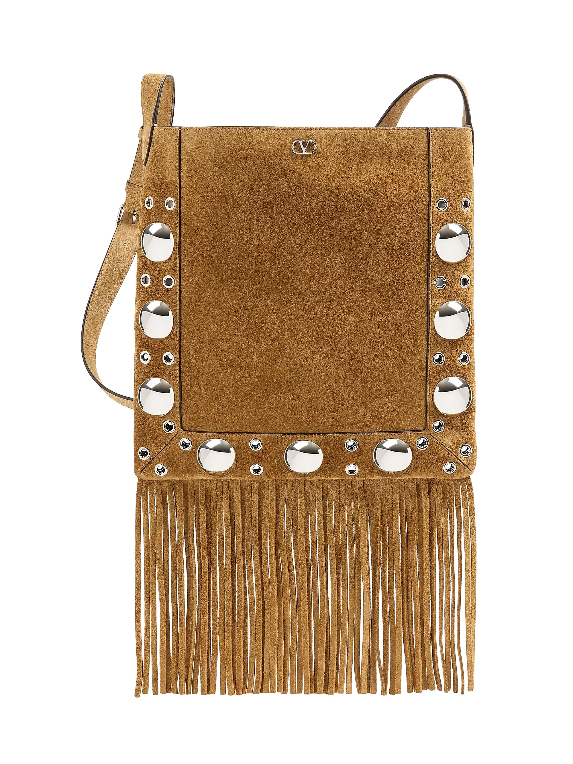 Nellcôte Suede Shoulder Bag with Fringes | Saks Fifth Avenue