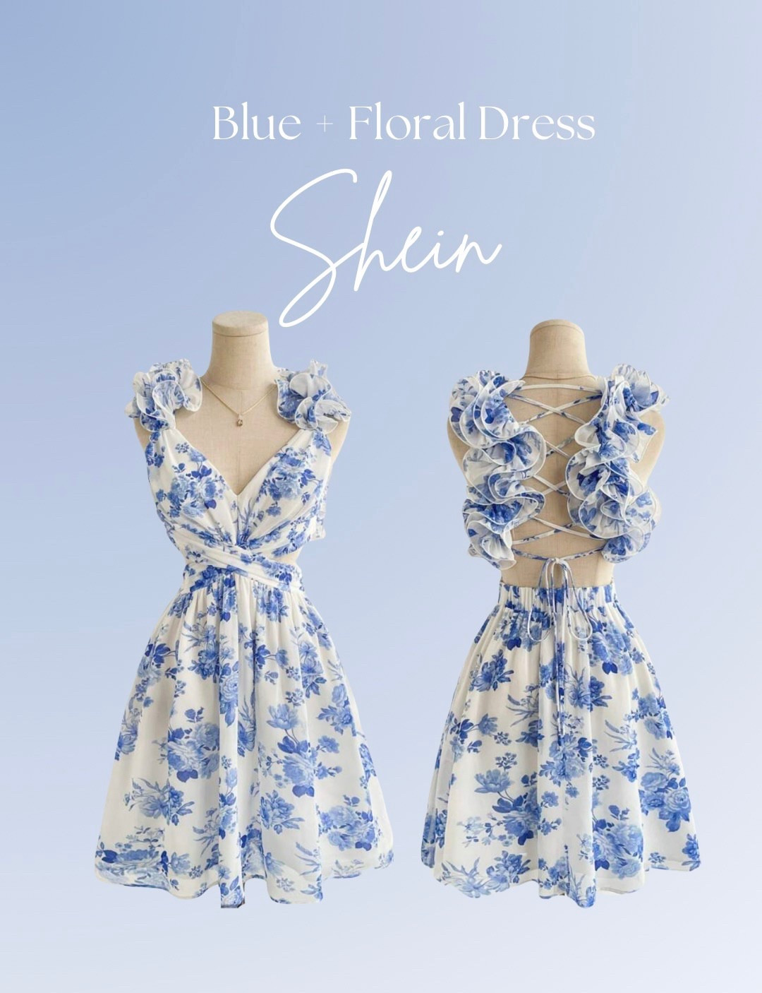 Blue Floral Dress - Shein Finds - Spring Fashion #bluefloral #ltkfind #ltkfinds #shein #springfashionfinds #weddingguestdress #bridalshowerdress

#LTKWedding #LTKSeasonal #LTKFindsUnder50