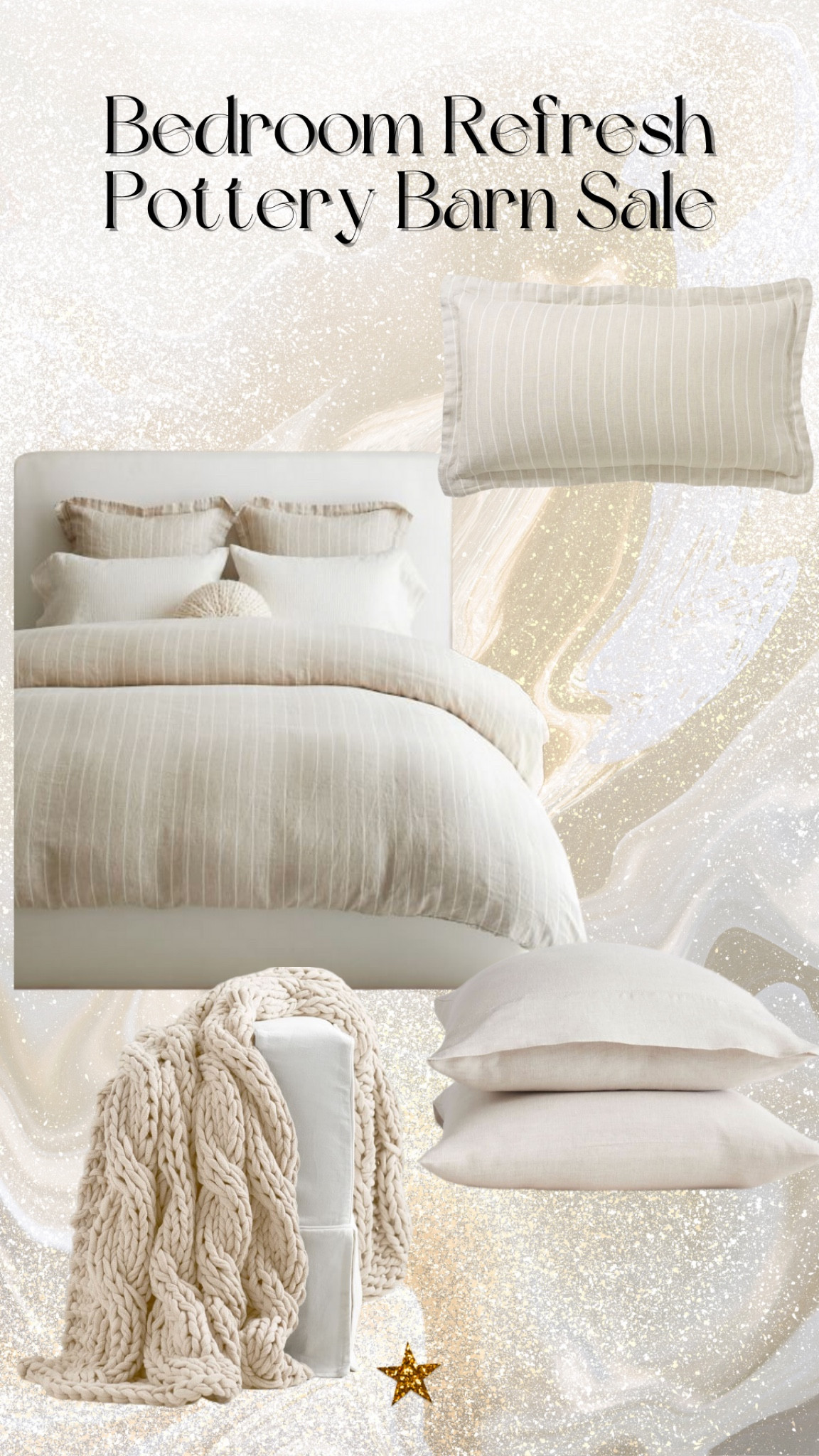 Just refreshed my bedroom by ordering these items! A great Pottery Barn Sale 🙌🏻 All items are so versatile through the seasons!! 

#LTKhome #LTKsalealert #LTKGiftGuide