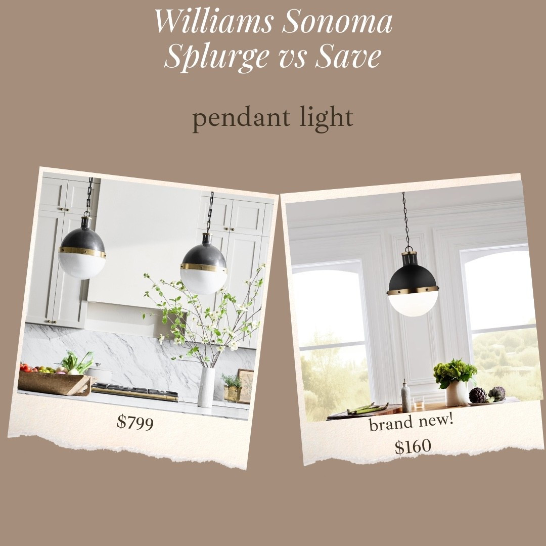 99.9% positive this is the exact same pendant light that’s sold for $800+ shipping on designer sites!! Two size options! Also comes in gold (smaller size has sold out already) 

#LTKStyleTip #LTKHome #LTKSaleAlert