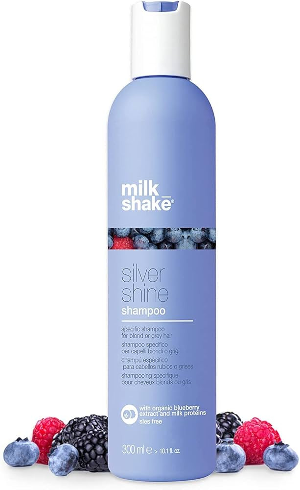 milk_shake Silver Shine Light Purple Shampoo for Blonde Hair - Blonde Toner for Brassy Hair | Amazon (US)
