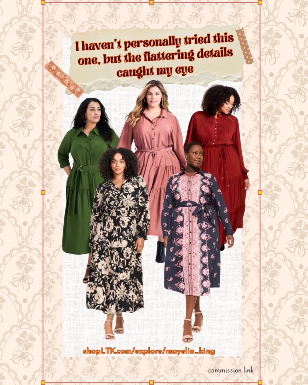 fall outfits women
✨ THE DETAILS THAT MAKE A LONG DRESS SO FLATTERING! ✨

Want a long dress that creates shape and draws the eye down? These details are your best friend! 👀

A cinched waist defines your shape, while vertical buttons create a visual line that naturally draws the eye downward, giving the dress a longer, more streamlined look. And the flowy length keeps everything feeling effortless and feminine. 🤎

Flattering doesn’t mean hiding—it means finding clothes that work with your curves and make you feel confident! ❤️

Would you wear this style? 👇🏽 Save this for your next dress find and check out the options! 🛍️

#ltkmidsize

#LTKootd #LTKSeasonal #LTKPlusSize