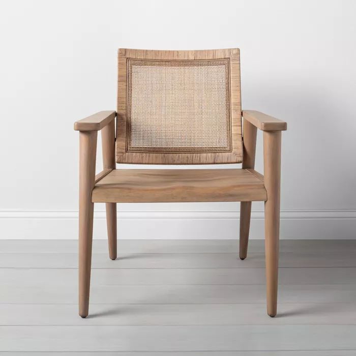 Wood &#38; Cane Accent Chair - Hearth &#38; Hand&#8482; with Magnolia | Target