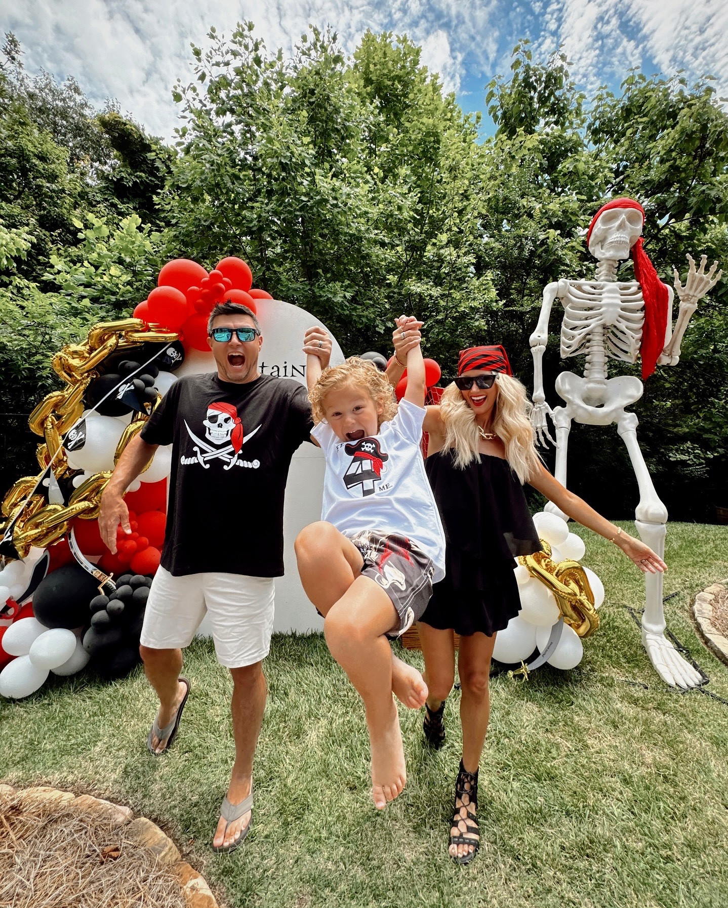 PIRATE PARTY / toddler pirate swim trunks / mom & dad pirate inspired looks / boy birthday party inspo

#LTKStyleTip #LTKFindsUnder50 #LTKParties