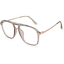 Blue Light Blocking Glasses Womens Oversized Aviator style Computer Eyewear | Amazon (US)