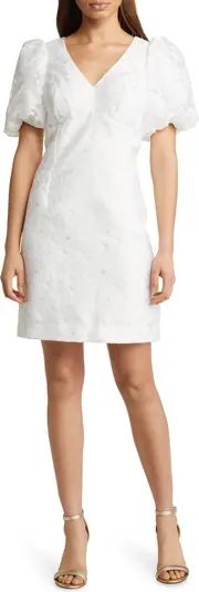 Lilly Pulitzer® Citra Floral Embroidered Puff Sleeve Sheath Dress | Nordstrom | Nordstrom