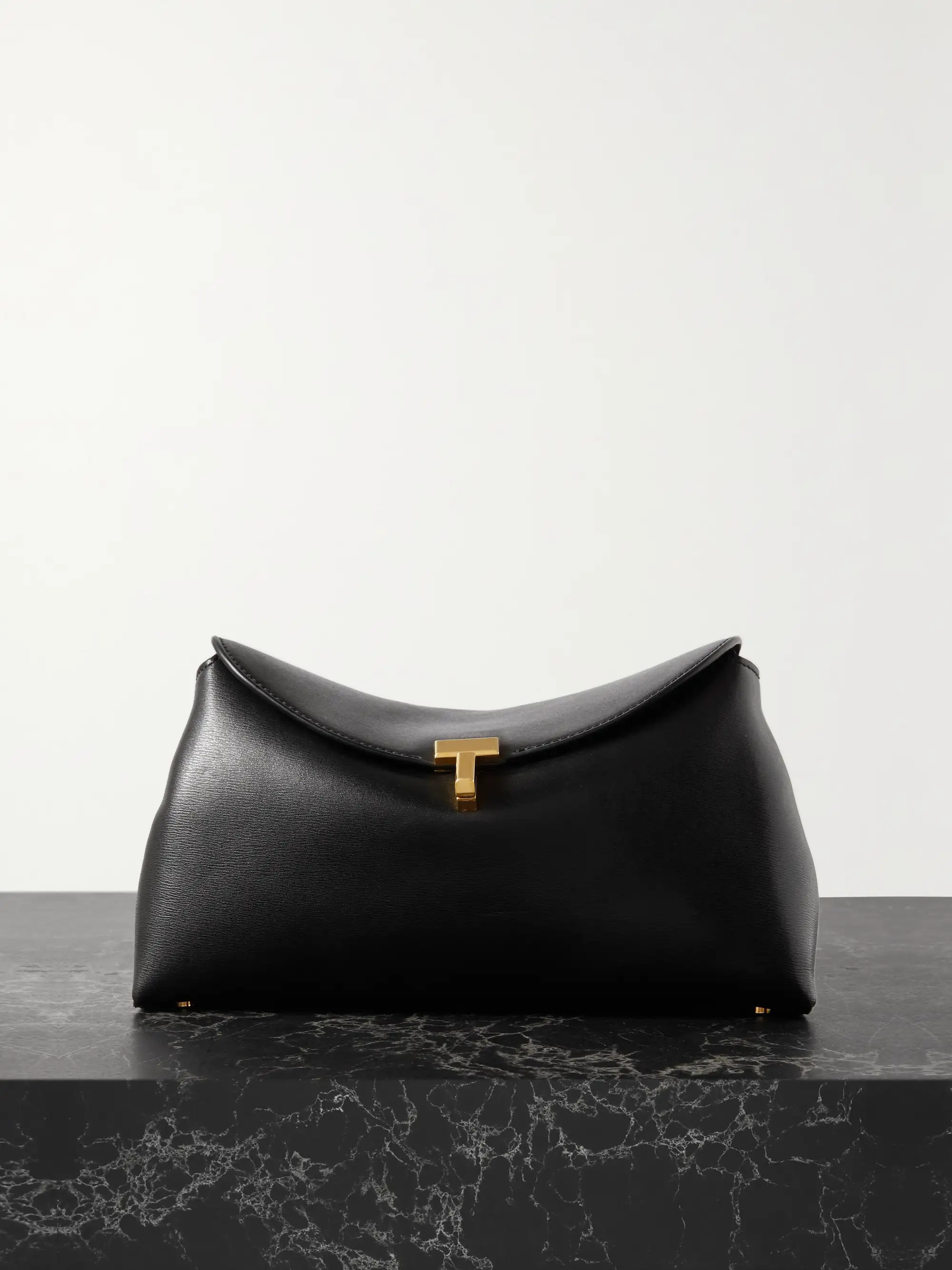 T-Lock leather clutch | NET-A-PORTER (US)