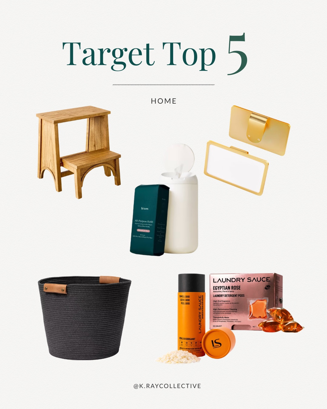 Here’s last weeks best sellers from @Target for the home! My favorite fold up stepstool wipes that fit in the cupholder of your car, my favorite storage basket, new Lux, laundry detergent, and bin labels

#HomeBestSellers #TargetStyle #TargetHome #Spring ￼

#LTKmomlife #LTKHome