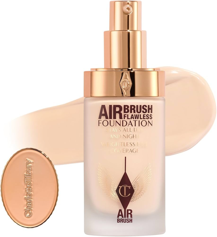 Charlotte Tilbury Airbrush Flawless Matte Foundation - Full Coverage Liquid Makeup with a Natural... | Amazon (US)