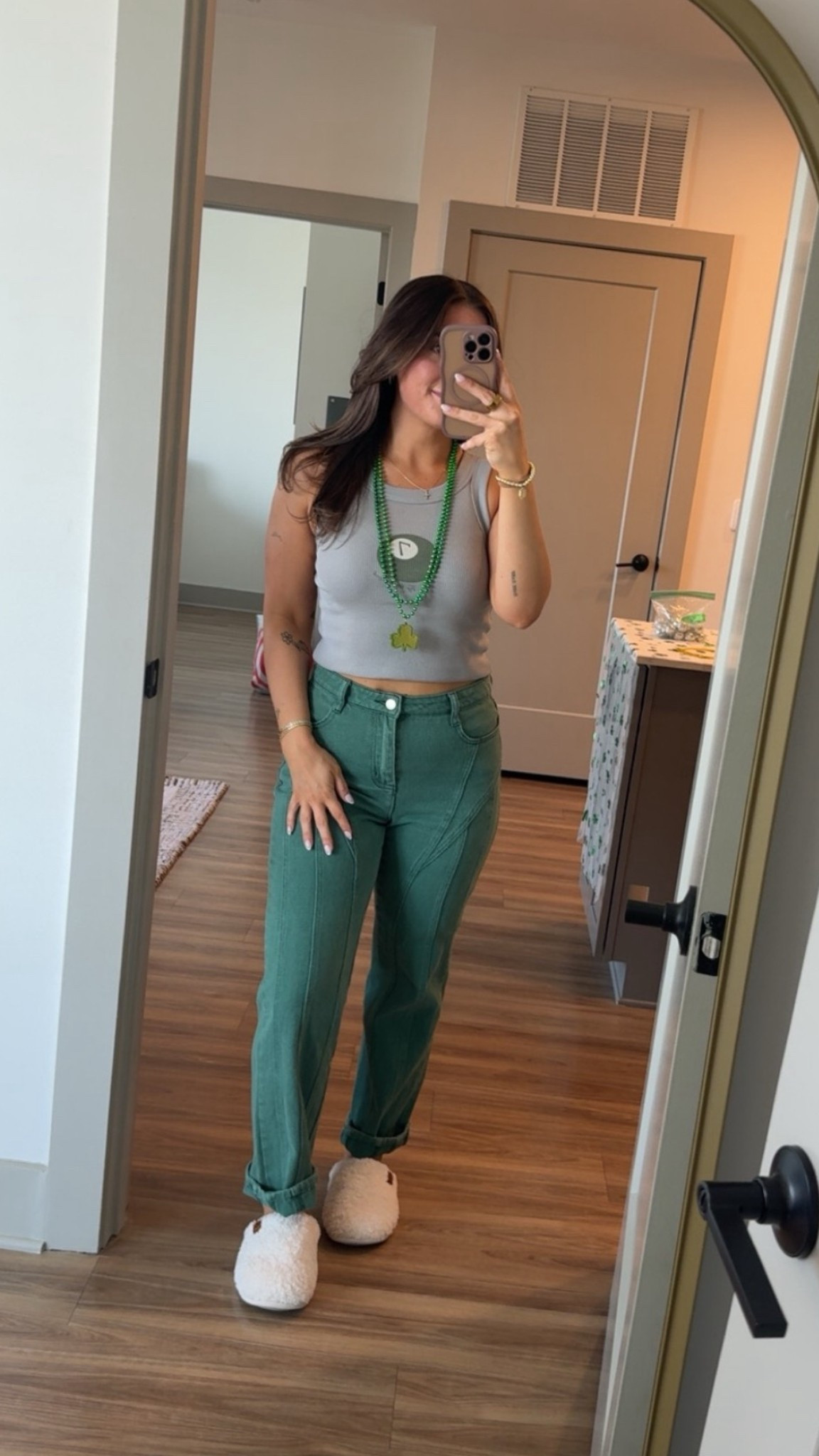 St. Patrick’s Day outfit 🍀 Top from one of my favorite local businesses in #CLT

#LTKootd #LTKgrwm