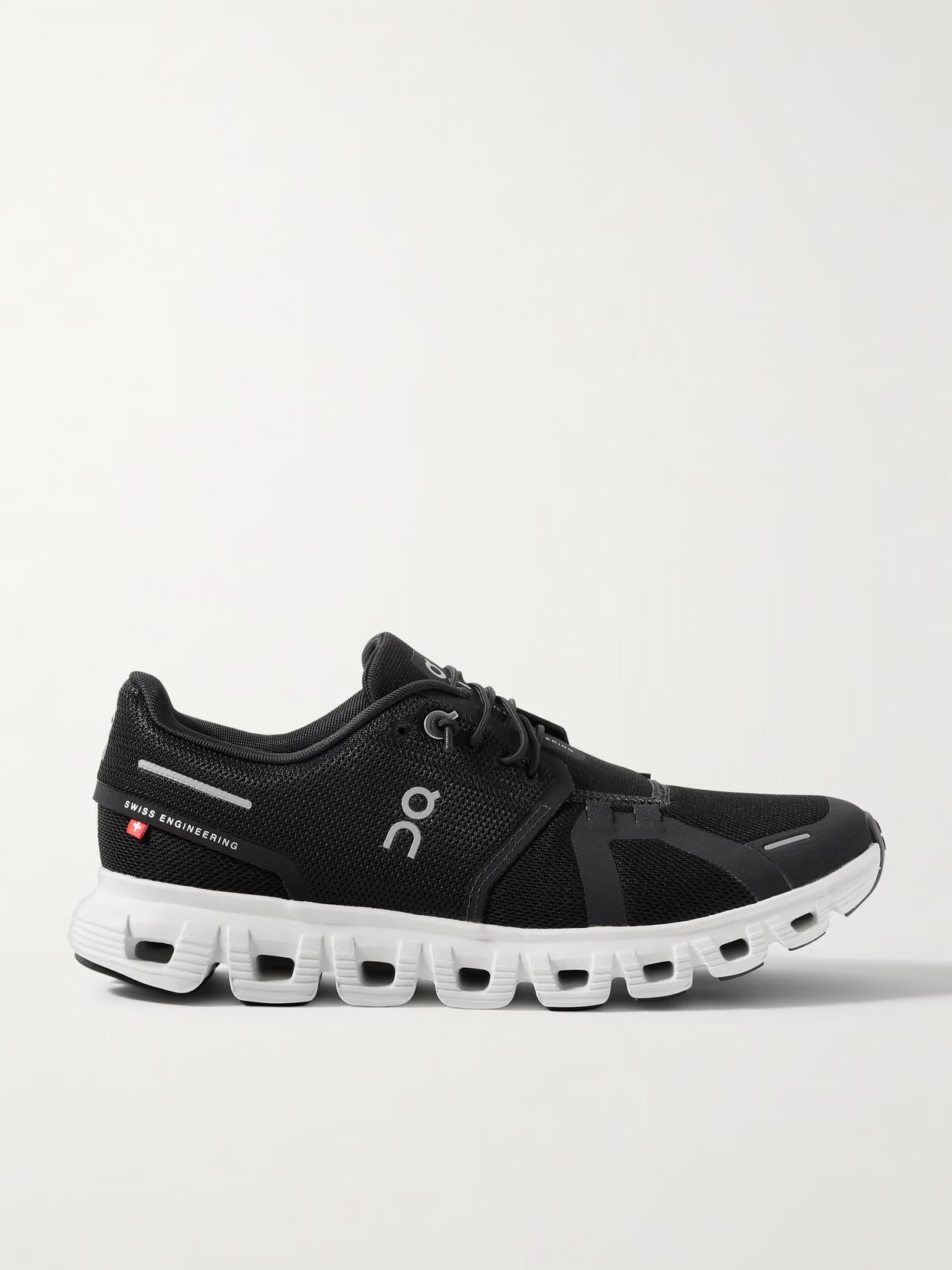 ON - Cloud 6 Mesh Sneakers - Black | NET-A-PORTER (US)