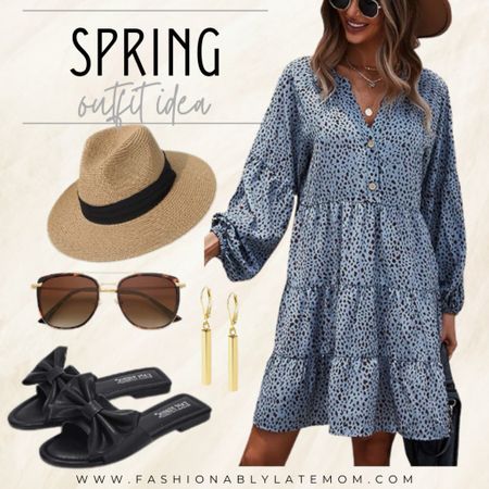 Amazon Spring OOTD! 
FASHIONABLY LATE MOM 
CCTOO Women's Summer Dresses Casual V Neck Button Down 3/4 Sleeve Floral Print Loose Flowy Shirt Dress
Cape Robbin Dane Flat Sandals Slides for Women, Womens Mules Slip On Shoes with Bow
DRESHOW Women Straw Panama Hat Travel Fedora Beach Sun Hat Summer Wide Brim Straw Roll up Hat UPF 50+
925 Sterling Silver Bar Drop Earrings for Women, 14K Gold French Style Leverback Dangle Drop Earrings for Girls Hypoallergenic Jewelry Gift
SOJOS Retro Aviator Square Polarized Sunglasses For Women Men,Vintage Women's Sun Glasses Shades UV400 SJ2180

#LTKstyletip #LTKshoecrush
