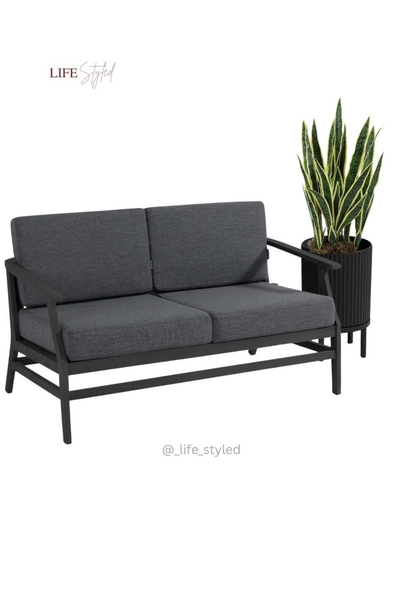 A cozy loveseat & splash of greenery go a long way. Proof you don’t need a huge wallet to make your outdoor space feel styled. 🌿

#LTKSeasonal #LTKHome

#LTKSaleAlert