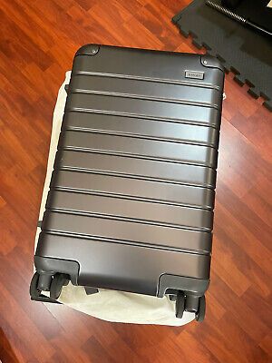 Away Aluminum Bigger Carry-On Steel Graphite Limited Edition Rare Luggage | eBay US