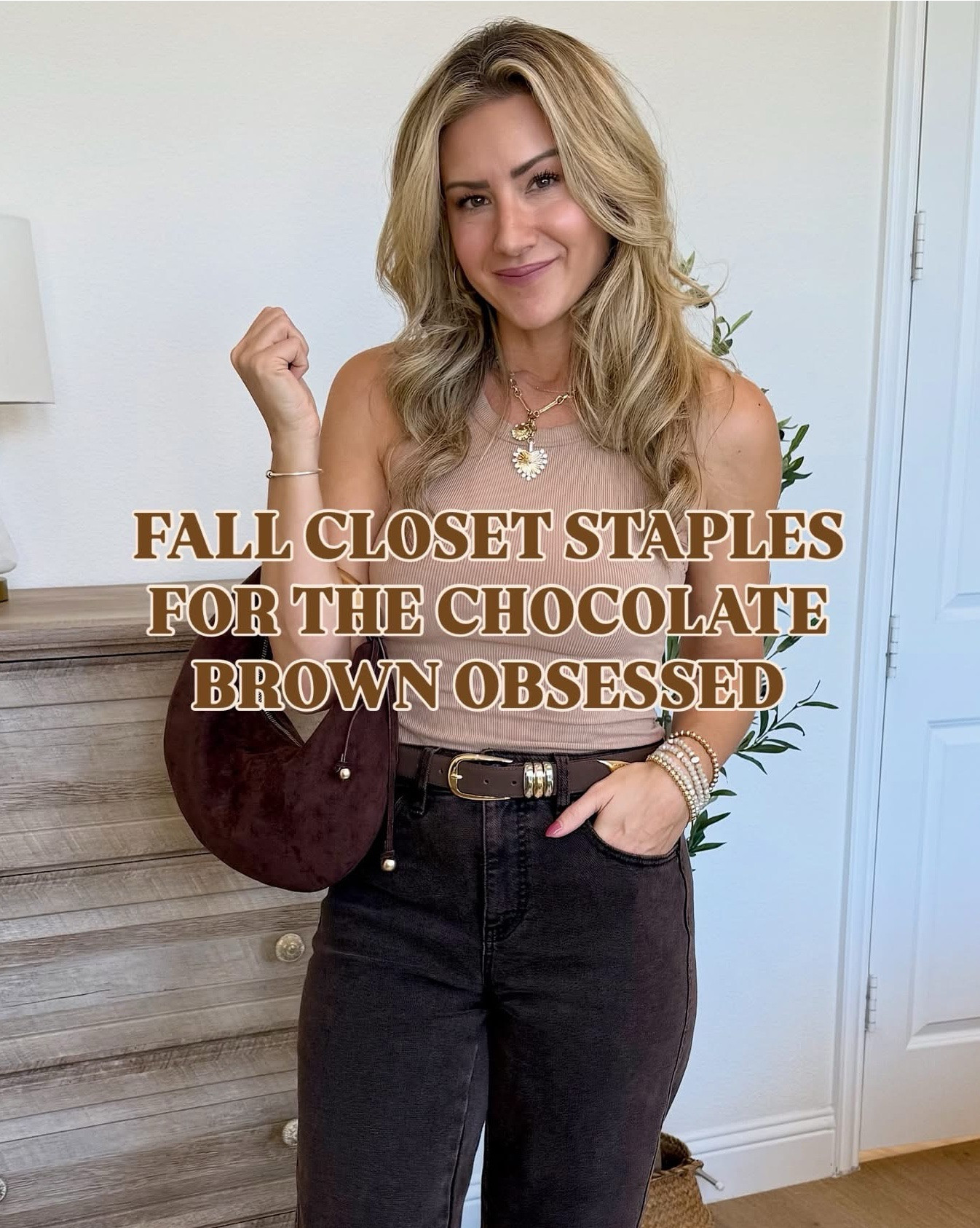 my favorite chocolate brown closet staples for fall 🤎 from affordable finds to splurge-worthy statement pieces,  this rich, beautiful color may be my fave fall trend ever!! 🙌🏼 

#neutraloutfits #barreljeans #brownjeans #brownoutfits #barnjacket #chocolatebrown #neutralstyle #neutralstyle #falloutfits #walmartfashion #amazonfashion #amazonfallfashion #casualfalloutfits #elevatedcasual #casualoutfit #casualstyle #elevatedstyle #fallfashion #falltrends #fallstyleinspo #momstyle #momoutfits #affordablestyle #everydaystyle #teacheroutfits #weekendstyle #trendystyle #momoutfit 

#LTKSeasonal #LTKFindsUnder50 #LTKStyleTip