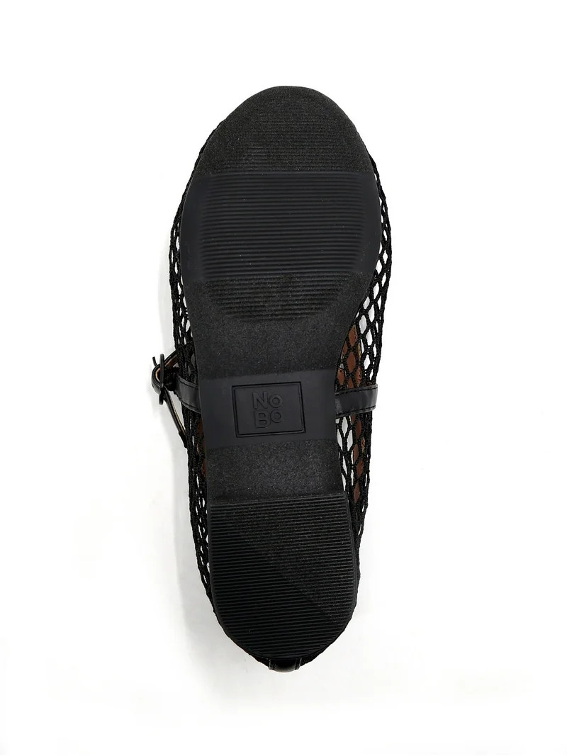 No Boundaries Women’s Mesh Mary Jane Flats | Walmart (US)