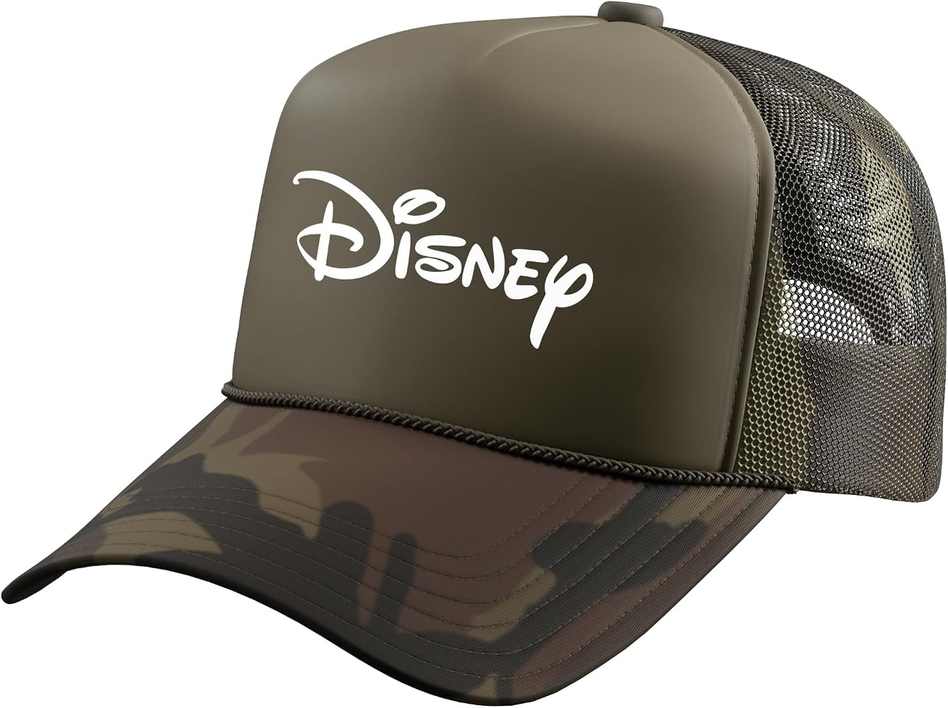 Disney Logo Trucker Hat with Adjustable Mesh Back | Amazon (US)