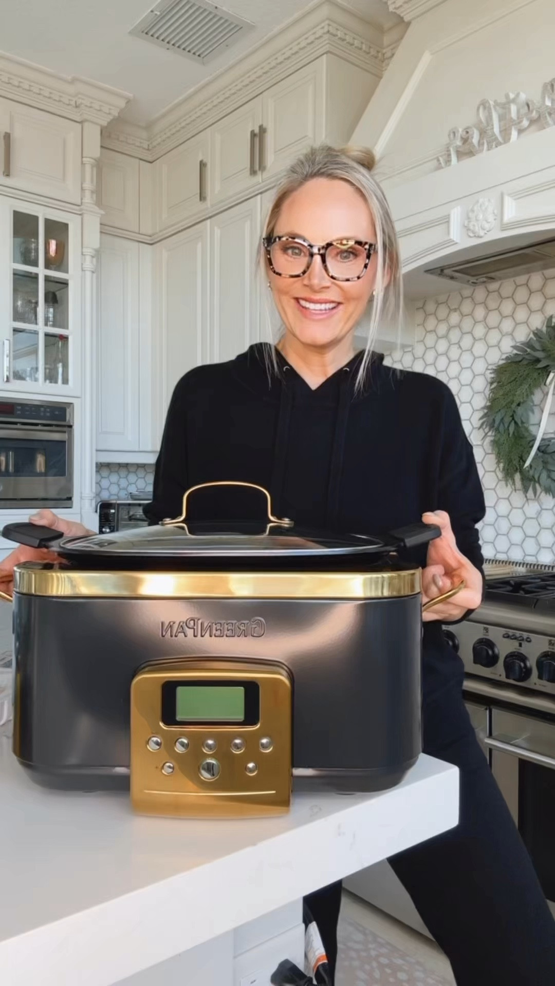 I’m sharing my crowd-pleasing white chicken chili recipe in this post. 🙌🏼 ⏬

INGREDIENTS

2 pounds ground chicken 2 cans (15.5 oz. each) white (Great Northern) beans, drained and rinsed 1-1/2 cups frozen corn 2 cans (4 oz) diced fire-roasted green chiles 
3/4 teaspoon each: dried oregano &paprika 1 tablespoo each: ground chili powder, ground cumin salt & pepper
4 cups chicken stock or 
(8 oz.) cream cheese 
 Finishing touches (optional): 3-4 tablespoons finely chopped fresh cilantro, 1-2 tablespoons fresh lime juice

INSTRUCTIONS
Brown Brown took chicken in the slow cooker until it is no longer pink.
 Add in the green enchilada sauce, drained and rinsed white beans, fat-trimmed boneless skinless chicken thighs or breasts, corn, green chiles, oregano, chili powder, cumin, paprika, cilantro, and salt and pepper to taste. I add about 1 teaspoon salt and 1/4 teaspoon pepper, but add to personal preference. Add in the chicken stock or broth. Stir everything until combined.

Cover and cook on low for 5-7 hours or high for 3-5 hours.

Add 1/2 package of cream cheese during the last 30 minutes of cooking

Whatever toppings you want and enjoy! 😊

Not only is this slow cooker elegant and beautiful on my counter;  it has 8 cooking modes: slow cooker, simmer, reheat, high, medium, low, warm, sauté, and steam! It’s in-pot browning feature makes cooking simple and clean-up a breeze! Love that it’s ceramic nonstick inset (PTFE & PFOA free) goes right in the dishwasher! 😌

COMMENT SHOP FOR LINK to this amazing slow cooker. ⏬

#LTKFindsUnder100 #LTKHome #LTKOver40