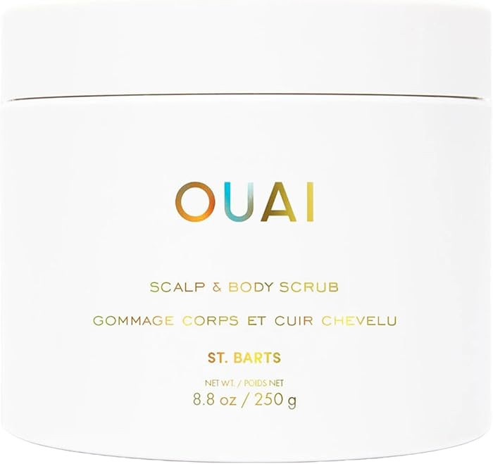 OUAI Scalp & Body Scrub, St. Barts - Exfoliating Body Scrub with Sugar & Coconut Oil Blend for Sm... | Amazon (US)