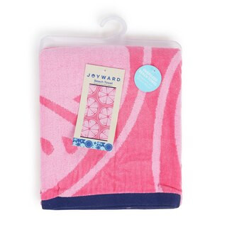 Joyward Oversized Beach Towel, Pink Citrus, 36 x 72 in | CVS Health