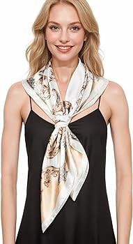 RIIQIICHY Head Scarf for Women Like Silk Scarf Hair Scarf Printed Square Scarf Bandanas for Women... | Amazon (US)