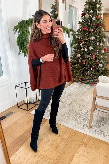 #bumpfashion #bumpoutfit #winteroutfit 
Size small in this perfect date night or dinner look for your bump or if you are just cold! I wore mine SO much last winter! 

#LTKbump #LTKCyberWeek #LTKHoliday