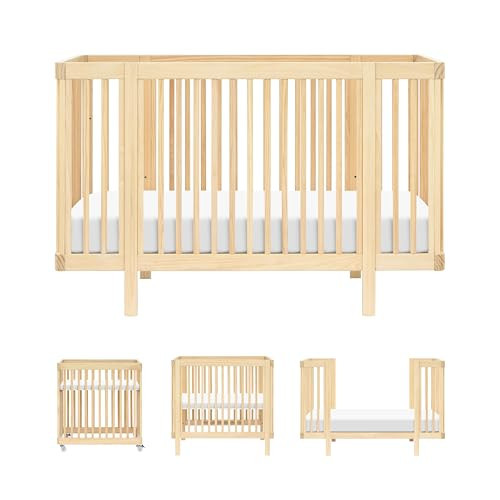 Babyletto Pogo 8-in-1 All-Stages® Convertible Crib - Conversion Kits for Bassinet, Midi Baby & Full-Size Crib to Toddler Bed, Daybed, and Baby Bed - GREENGUARD Gold Certified - Portable & Adjustable | Amazon (US)