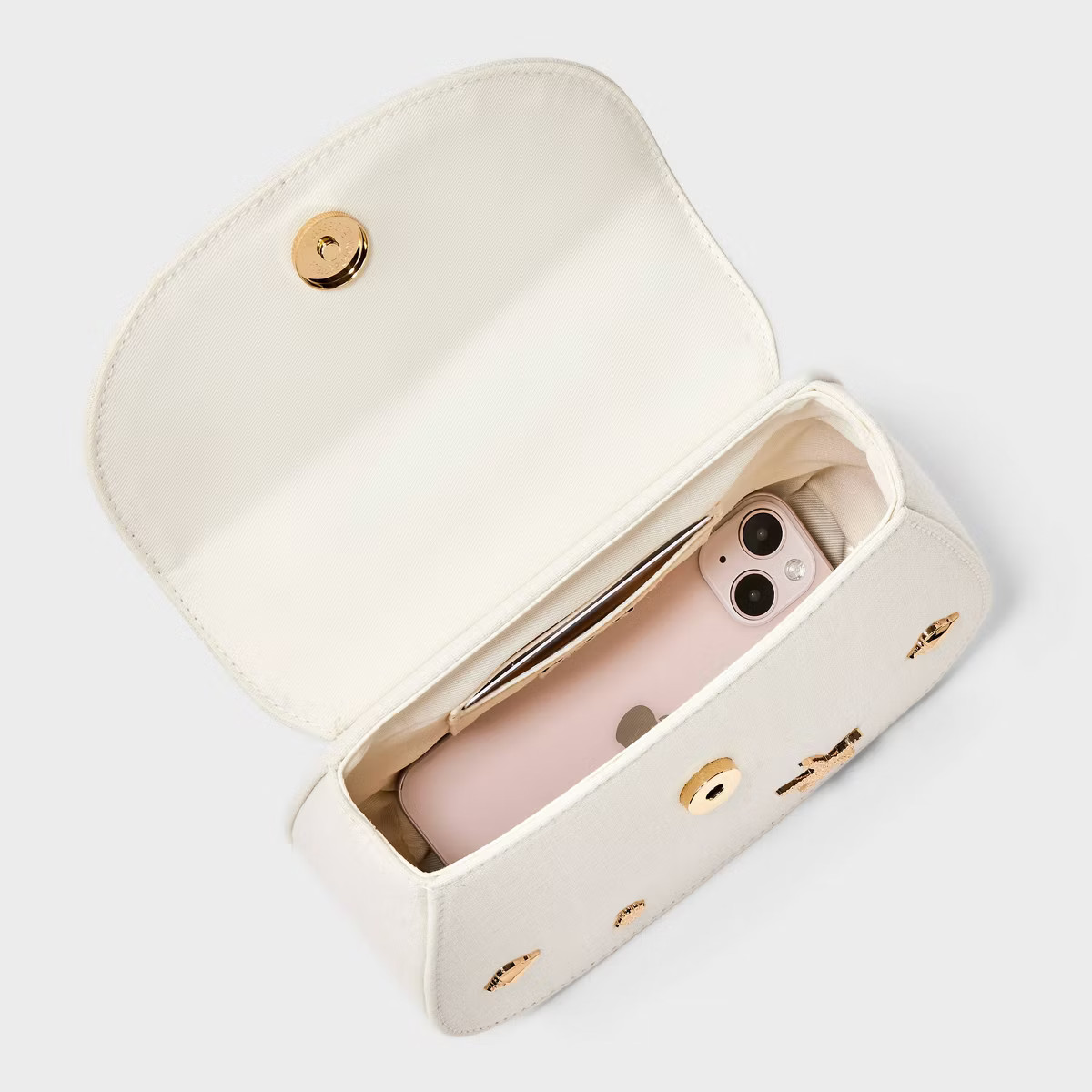 Bamboo Top Handle Embellished Canvas - A New Day™ Dog Bone | Target