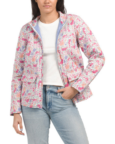Prism Stem Floral Quilted Jacket | TJ Maxx